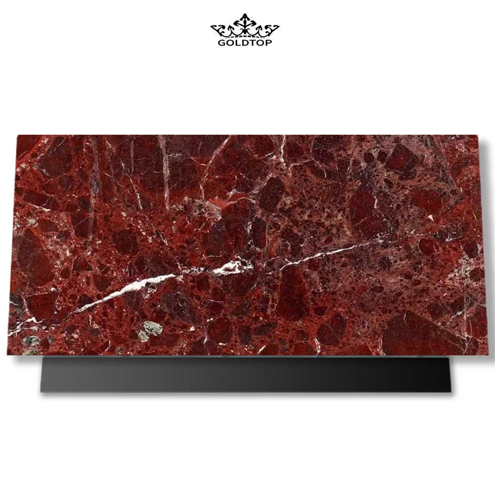 Lastra di marmo Italia Rosso Lepanto