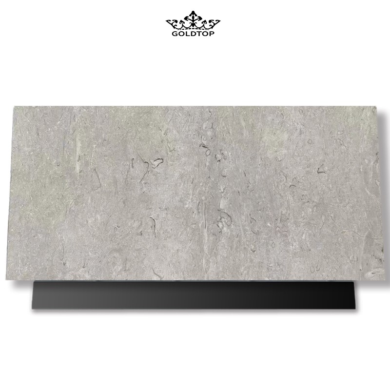 Lastre di marmo grigio palo