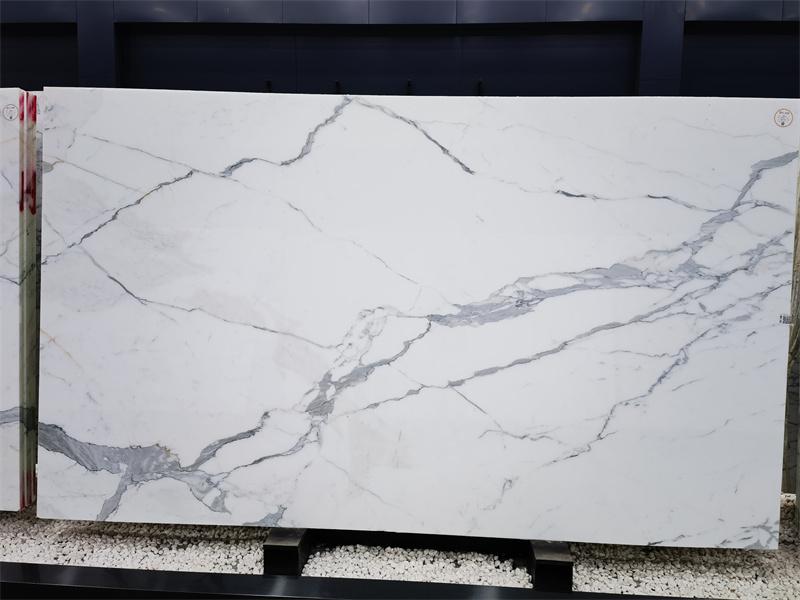 Fornitori di piastrelle per pavimento in gres porcellanato effetto marmo bianco Calacatta 600x600