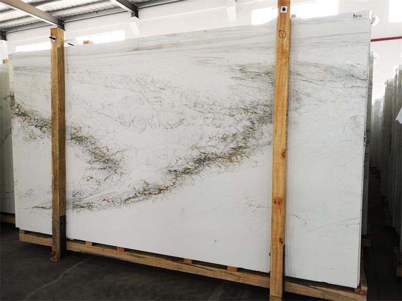 Lastre di marmo bianco Carrara cristallizzato Kartso Nano