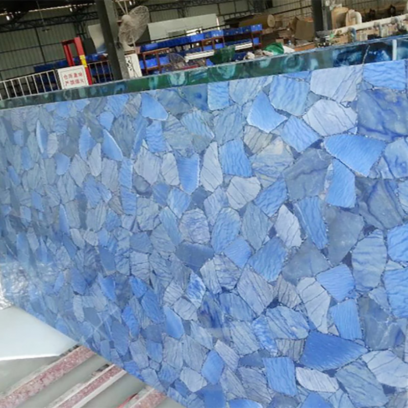 Vendite dirette in fabbrica del controsoffitto in marmo con lastra di avventurina blu