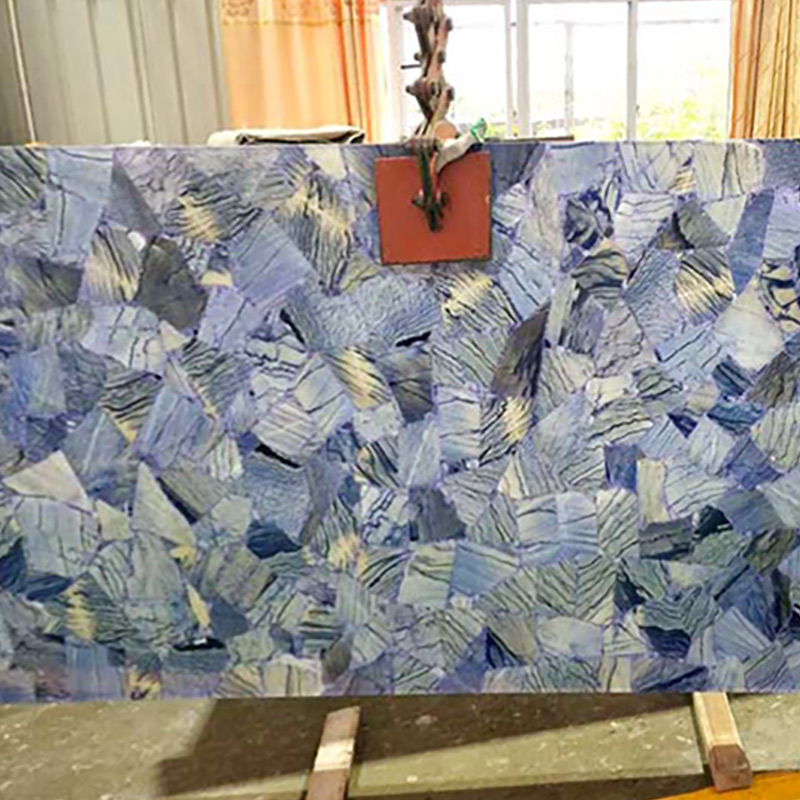 Vendite dirette in fabbrica del controsoffitto in marmo con lastra di avventurina blu