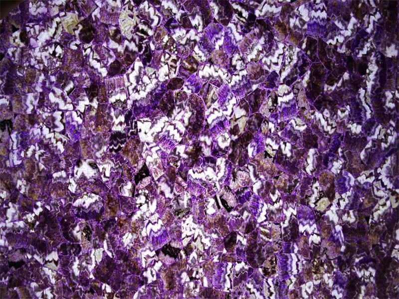 Fornitori di lastre di pietre semipreziose di quarzo cristallo viola