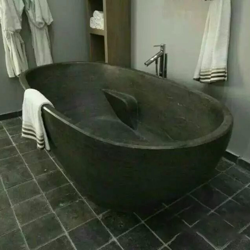 Villa con vasca da bagno indipendente in marmo nero coltivato in vendita