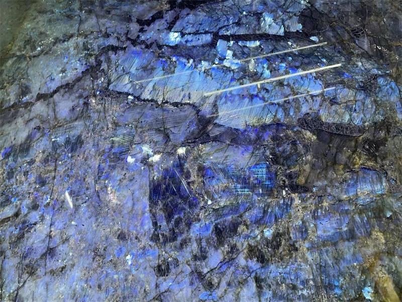 Lastra da banco in granito labradorite blu lemuriano