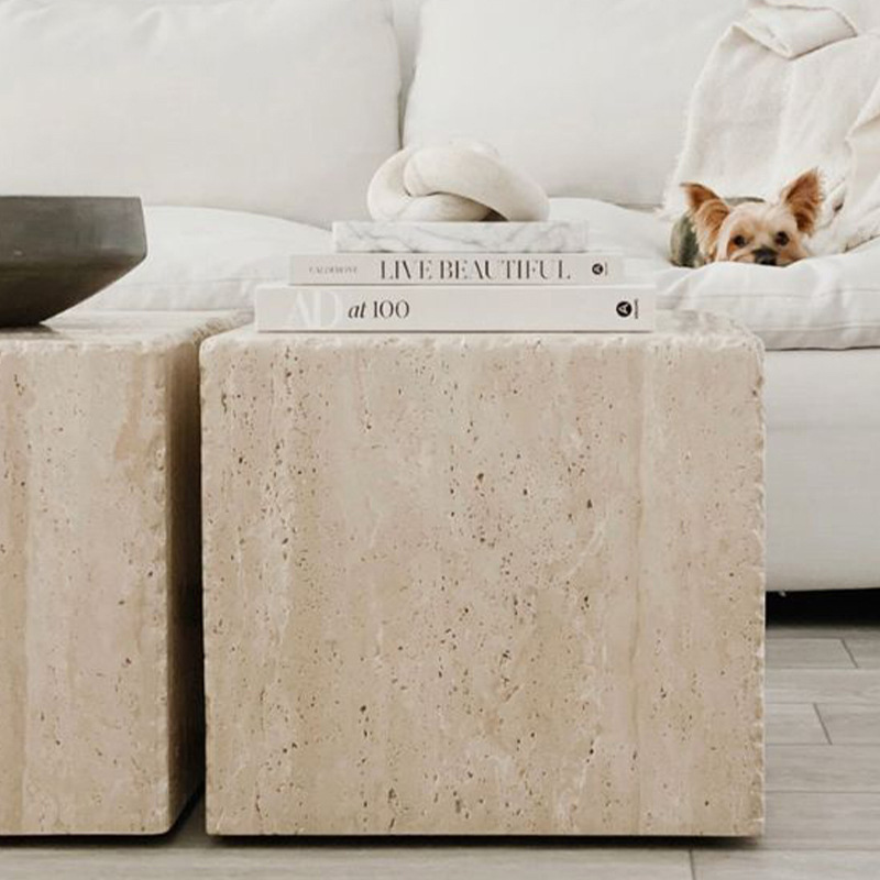 I fornitori di comodini quadrati in marmo tavolino personalizzano