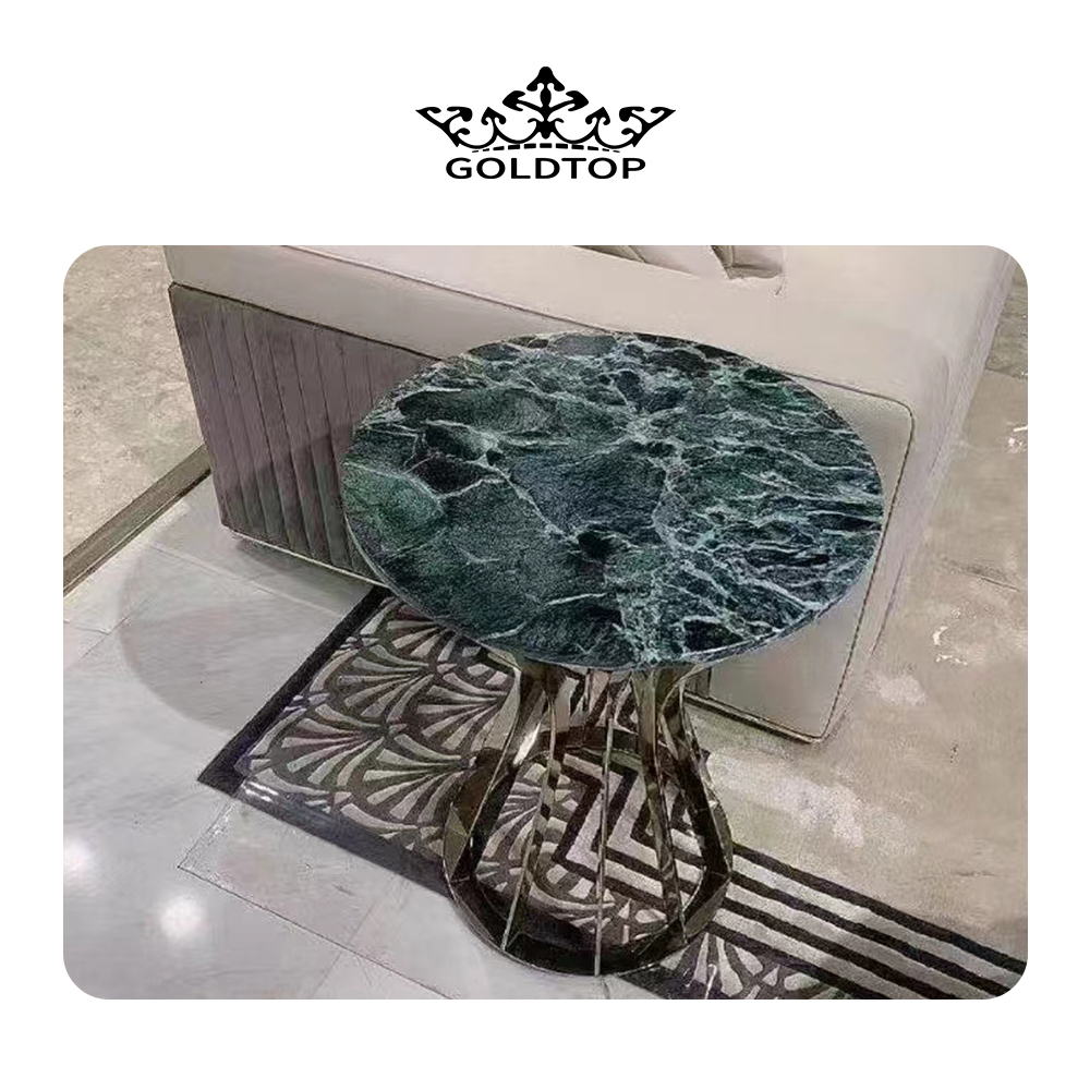 prada green marble table