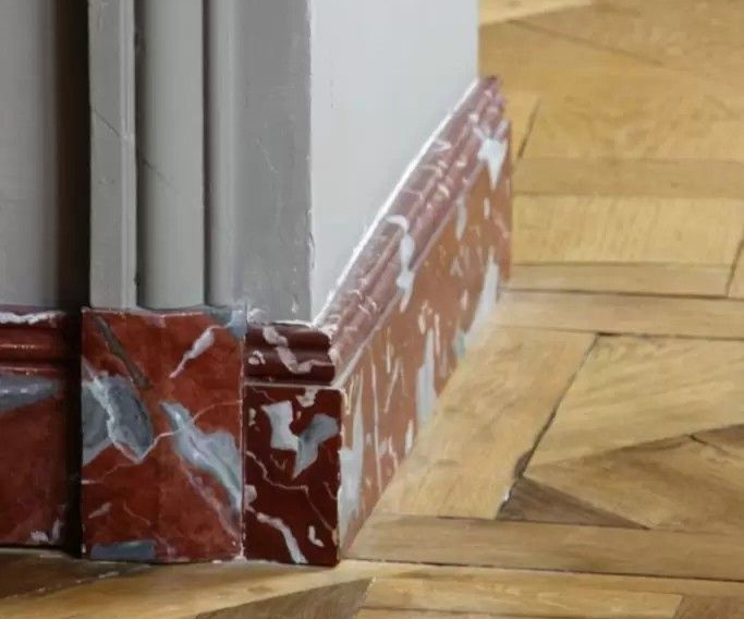 marble baseboard