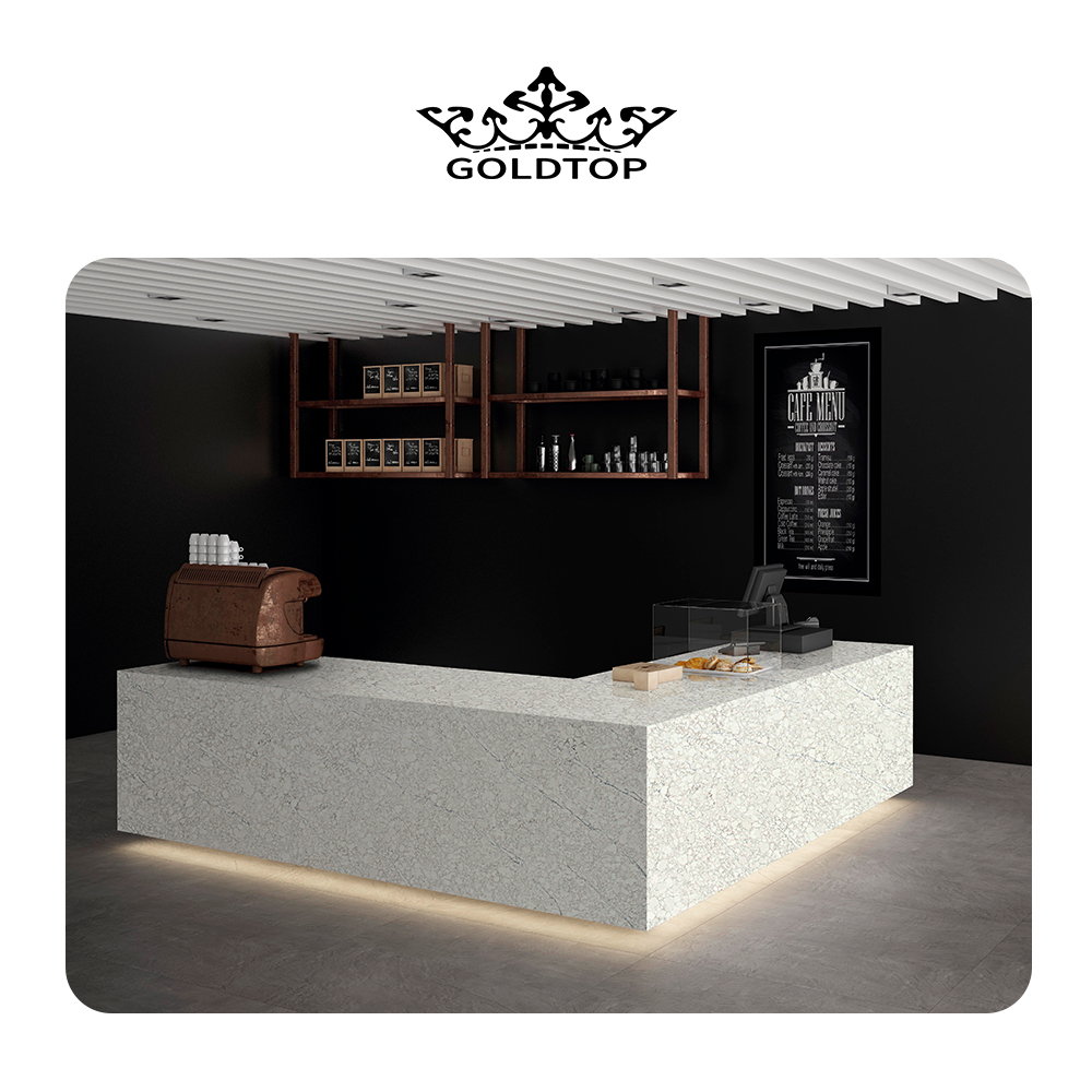 4018 Carara Vagli Marble Quartz Slab