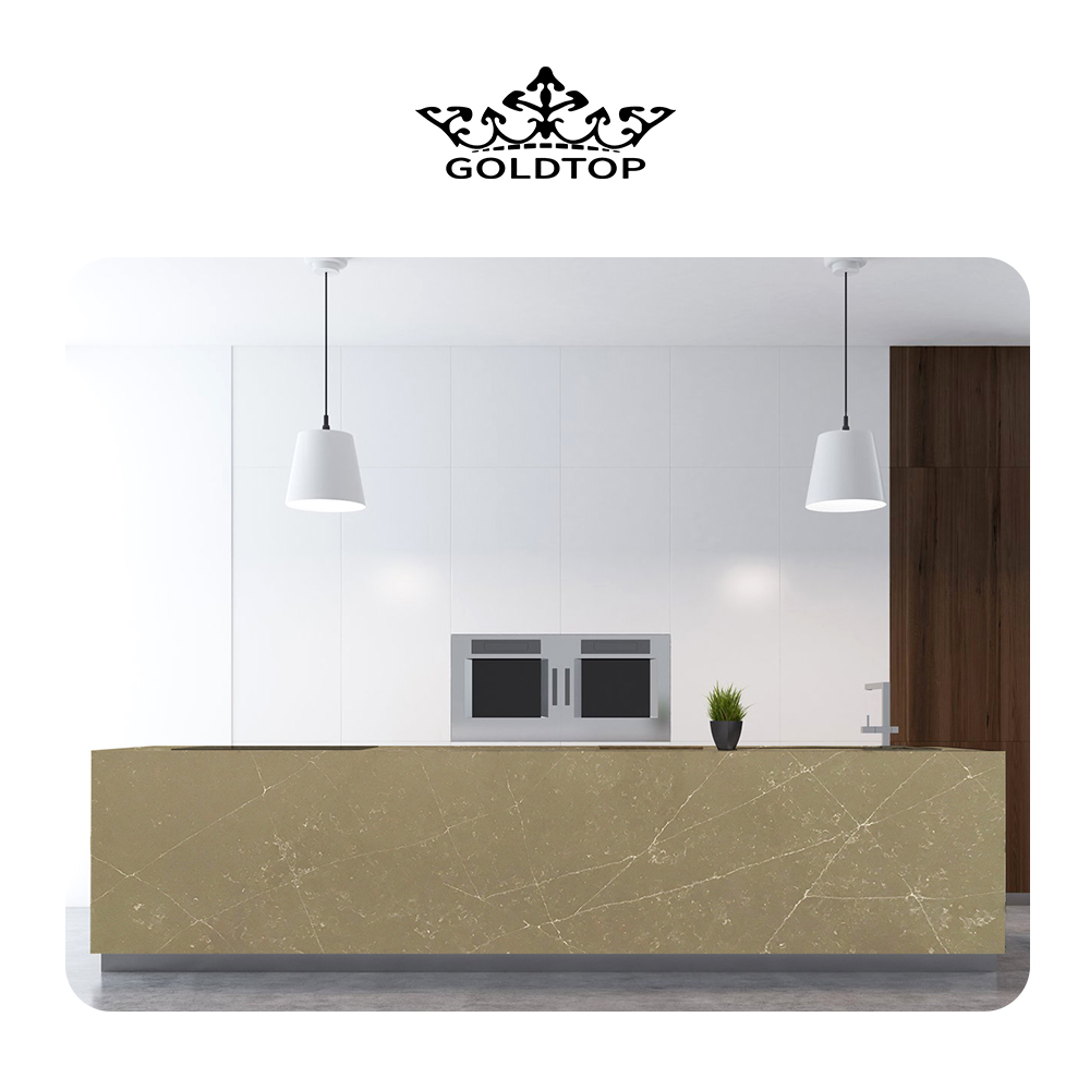 4014 Plant Saturn  Marble Quartz Slab