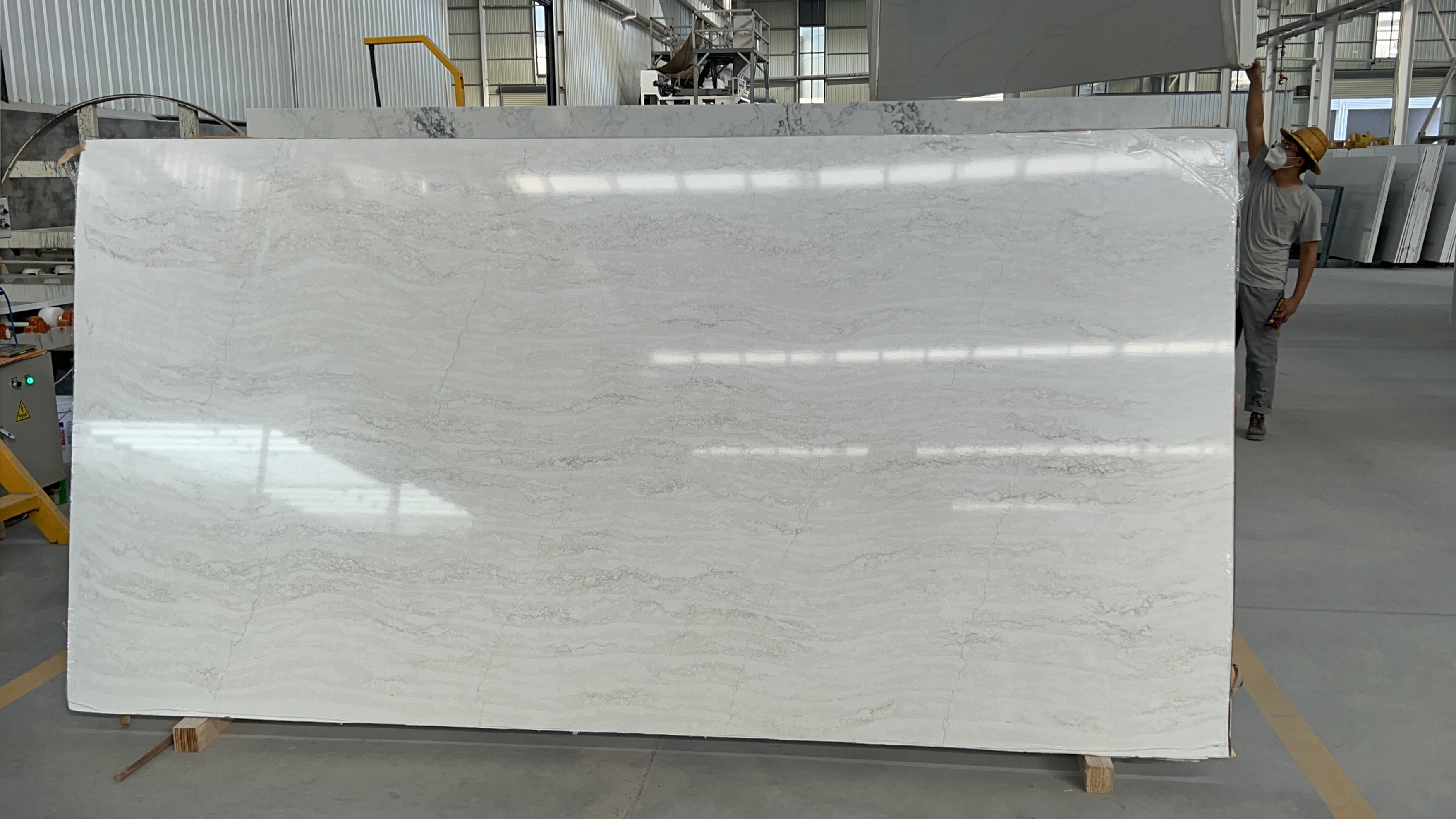6027 Ironsbridge Concrete Quartz Slabs