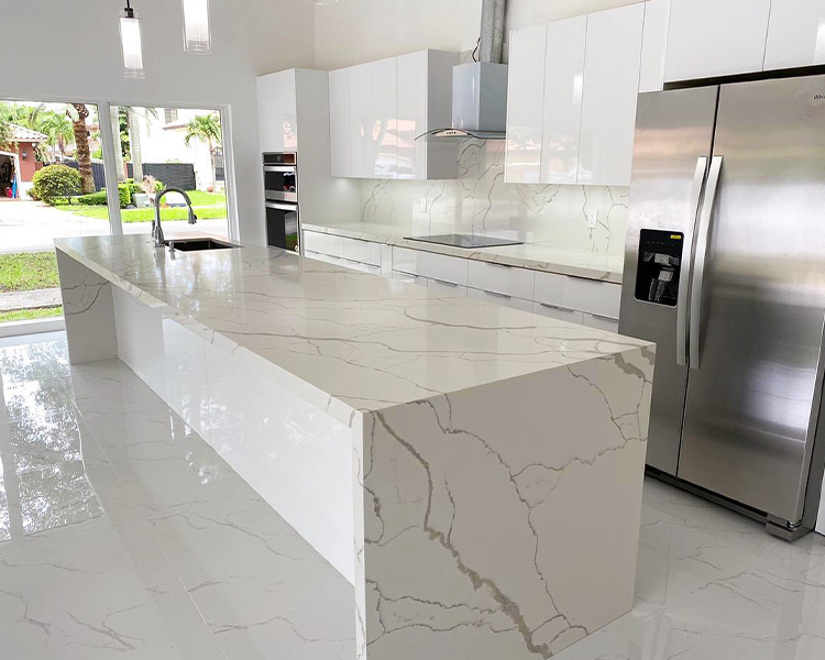 5023 Snowy White Quartz Factory Price Wholesale