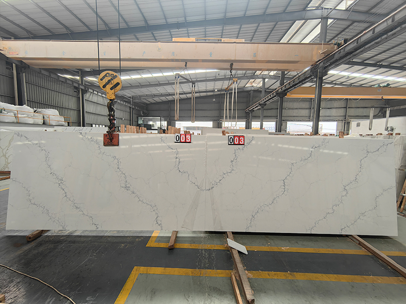 5065 Calacatta Vivo White Quartz Countertops Wholesale