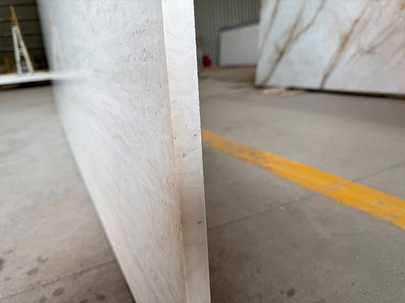 7022 Ivory Travertine PD Quartz Slabs & Tiles For Wall/ Countertops