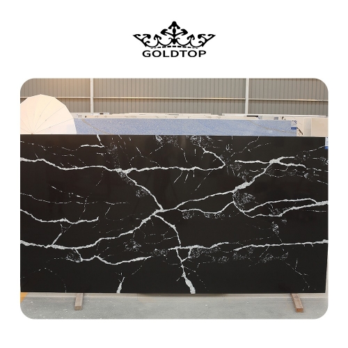 5090 Calacatta Nero Black Quartz