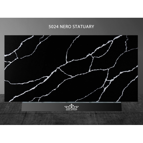 5024 Nero Statuary Black Calacatta Quartz
