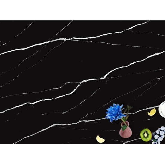 5064 Calacatta Black Quartz