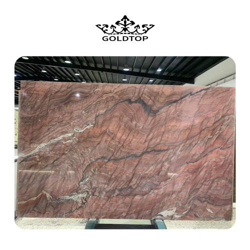 Red silk quartzite