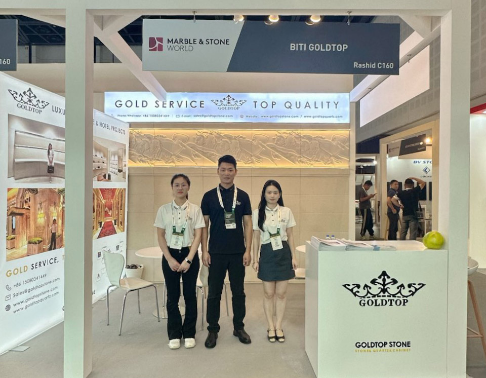 GOLDTOP brilla al BIG 5 Global Dubai: soluzioni in pietra di alta qualità per progetti di boutique e hotel di lusso