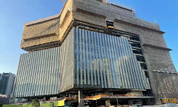 Pareti esterne di edifici per uffici di fascia alta a Hong Kong